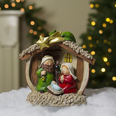 7.5" Tabletop Children's First Nativity Scene Christmas Decoration