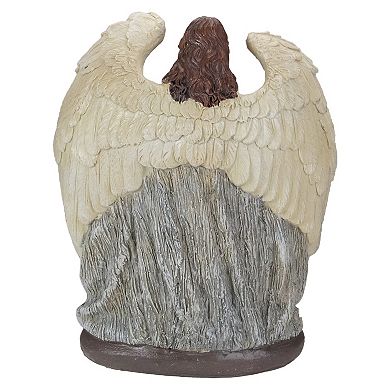 11.25” Holy Family and Angel Christmas Nativity Decoration
