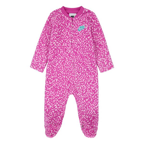 Baby Nike Fleece Notebook Sleep & Play One Piece Pajamas