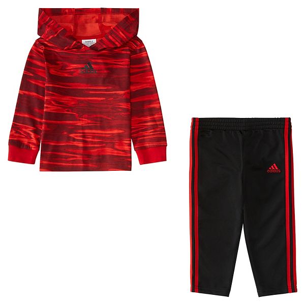 Toddler Boy adidas Hooded Tee & Pants Set