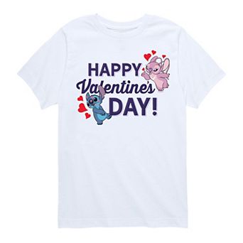 Disney's Lilo & Stitch Boys 8-20 Valentines Day Graphic Tee