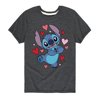 Disney's Lilo & Stitch Boys 8-20 Heart Eyes Graphic Tee