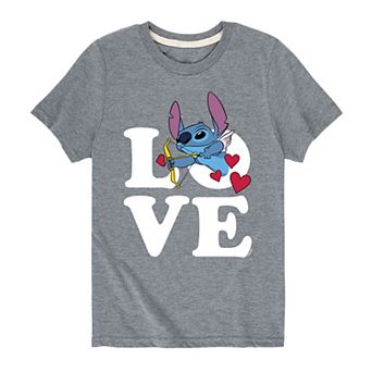 Disney's Lilo & Stitch Boys 8-20 Love Cupid Graphic Tee