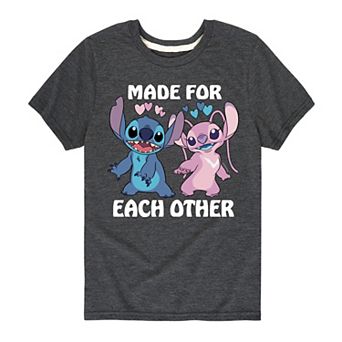 Disney's Lilo & Stitch Boys 8-20 Made for Each Other Graphic Tee