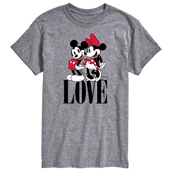 Disney's Mickey & Minnie Mouse Love Men's Graphic Tee