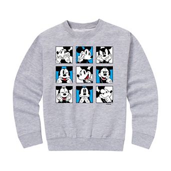 Disney's Mickey Mouse Boys 8-20 Grid Fleece Sweatshirt