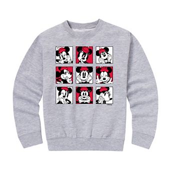 Disney's Minnie Mouse Boys 8-20 Grid Fleece Sweatshirt