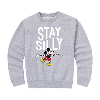 Disney's Mickey Mouse Boys 8-20 Stay Silly Fleece Sweatshirt