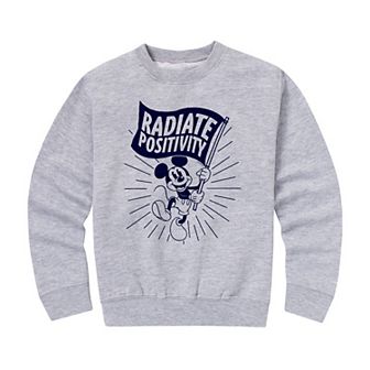 Disney's Mickey Mouse Boys 8-20 Positivity Fleece Sweatshirt