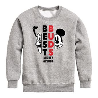 Disney's Boys 8-20 Best Buds Pluto Fleece Sweatshirt