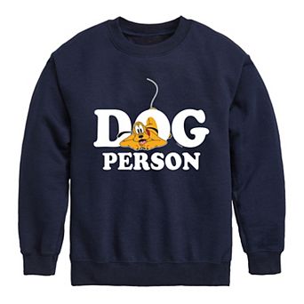 Disney's Boys 8-20 Dog Person Pluto Fleece Sweatshirt
