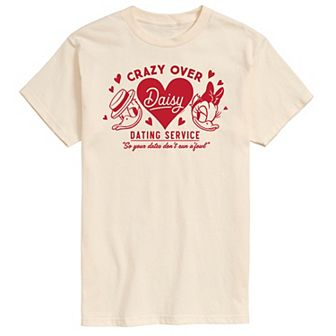 Disney's Men's Crazy Over Daisy Graphic Tee
