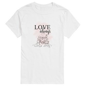 Disney's Men's Love Always Graphic Tee