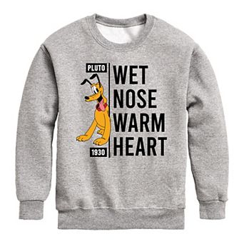 Disney's Pluto Boys 8-20 Wet Nose Fleece Sweatshirt