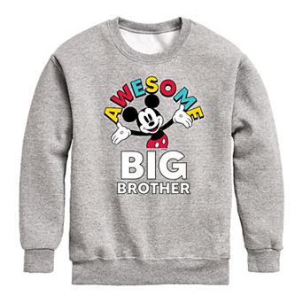 Disney's Mickey Mouse Boys 8-20 Big Brother Mickey Fleece Sweatshirt