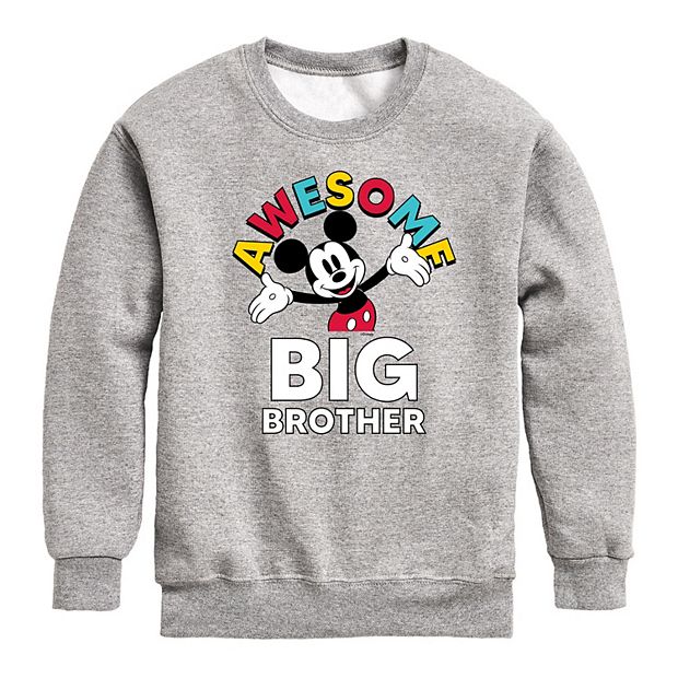 Disney s Mickey Mouse Boys 8 20 Big Brother Mickey Fleece Sweatshirt