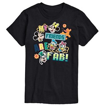 Disney's Men's Friends Are Fab Graphic Tee