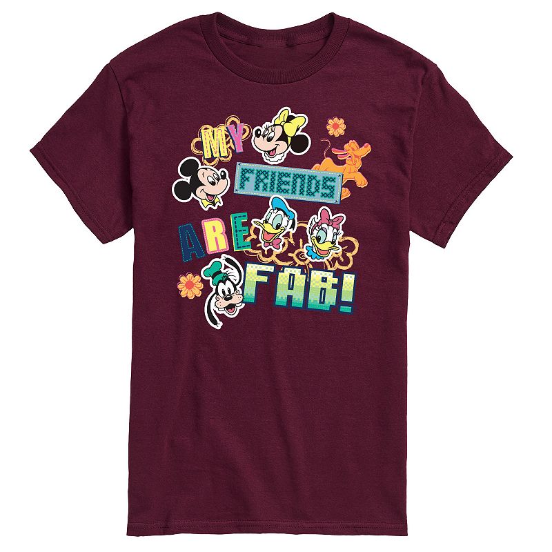 Disney's Men's Friends Are Fab Graphic Tee, 