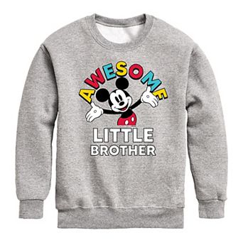 Disney's Mickey Mouse Boys 8-20 Little Bro Mickey Fleece Sweatshirt