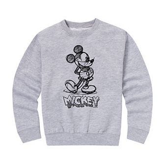 Disney's Mickey Mouse Boys 8-20 Sketch Crew Fleece Sweatshirt
