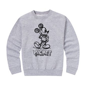 Disney's Mickey Mouse Boys 8-20 Sketch Crew Fleece Sweatshirt