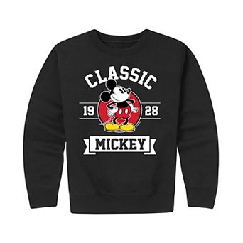 Disney's Mickey Mouse Boys 8-20 Classic 1928 Crew Fleece Sweatshirt