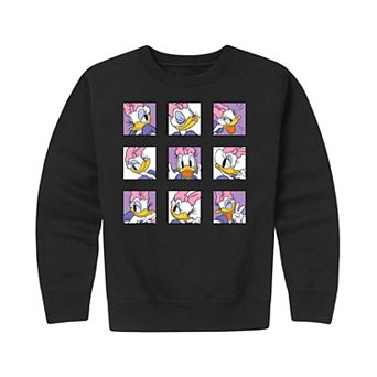 Disney's Daisy Duck Boys 8-20 Emotions Crew Fleece Sweatshirt