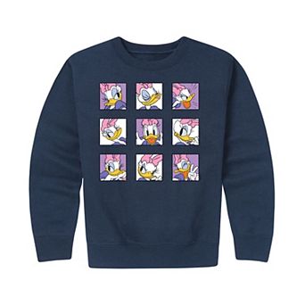 Disney's Daisy Duck Boys 8-20 Emotions Crew Fleece Sweatshirt