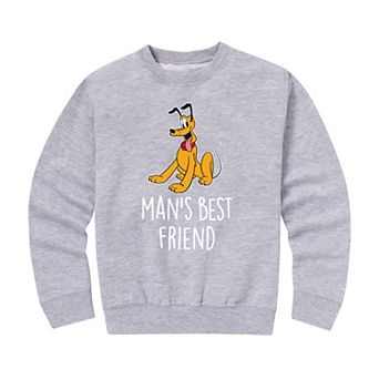 Disney's Pluto Boys 8-20 Best Friend Crew Fleece Sweatshirt