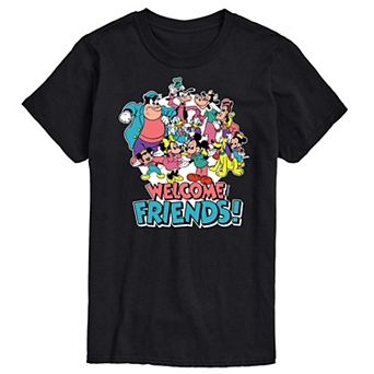 Disney's Men's Welcome Friends Graphic Tee