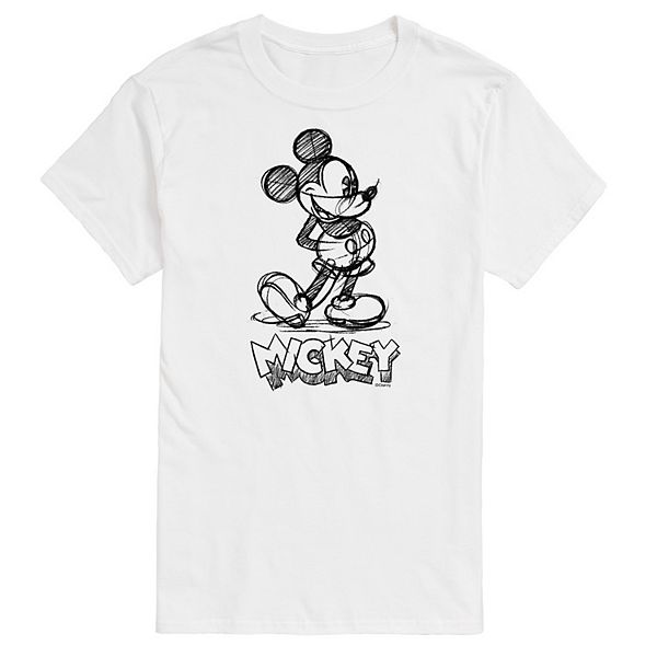 Disney's Mickey Sketch Men's Graphic Tee
