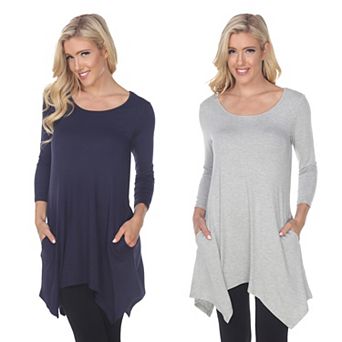 Women's Essential Makayla 2-Pack Tunic Top