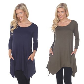 Women's Essential Makayla 2-Pack Tunic Top