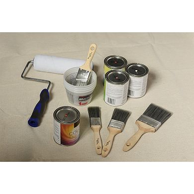 Precision Defined Paint Roller Covers 9-inch, Paint Roller Cover Set Refill 6-pack (1/2-inch Nap)