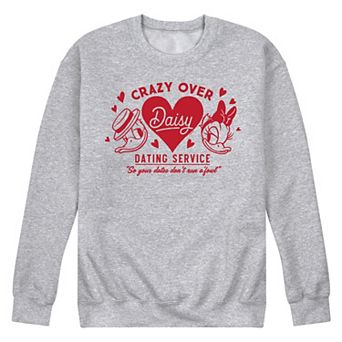 Disney's Crazy Over Daisy Men's Fleece Sweatshirt