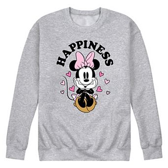 Disney's Minnie Mouse Men's Happiness Fleece Sweatshirt