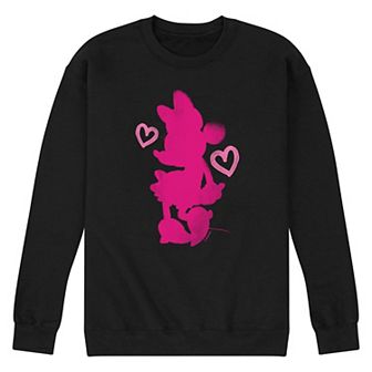 Disney's Minnie Hearts Men's Fleece Sweatshirt