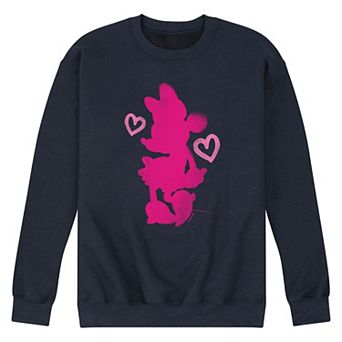 Disney's Minnie Hearts Men's Fleece Sweatshirt