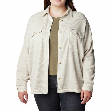 Plus Size Columbia Holly Hideaway™ Waffle Shirt Jacket