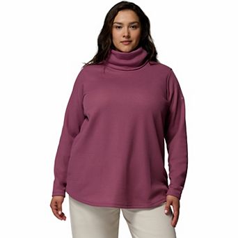 Plus Size Columbia Holly Hideaway Cowl Neck Pullover