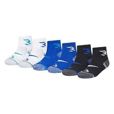 Boys Nike 3BRAND by Russell Wilson 6 Pack Socks