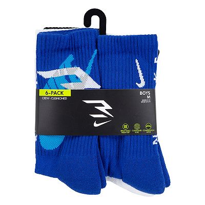 Boys Nike 3BRAND by Russell Wilson 6-Pack Crew Socks - Main Image