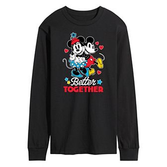 Disney's Men's Better Together Long Sleeve Tee