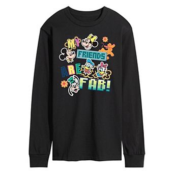 Disney's Men's Friends Are Fab Long Sleeve Tee