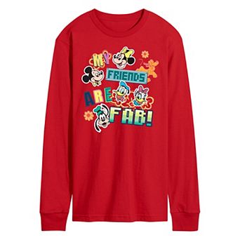 Disney's Men's Friends Are Fab Long Sleeve Tee