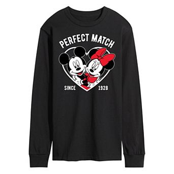 Disney's Men's Perfect Match Long Sleeve Tee