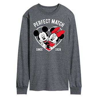 Disney's Men's Perfect Match Long Sleeve Tee