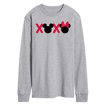 Disney's Mickey Mouse Men's Minnie XOXO Long Sleeve