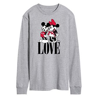Disney's Mickey Mouse Men's Minnie Love Long Sleeve