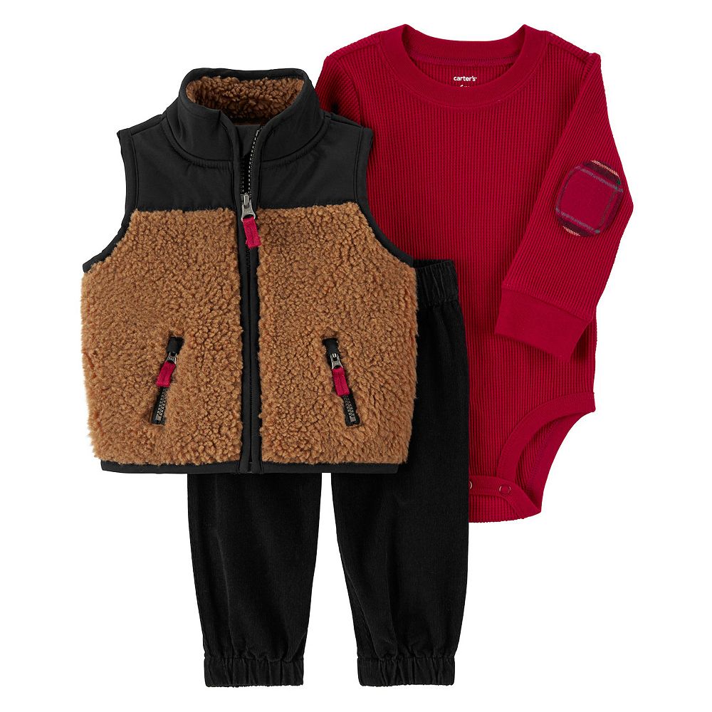 Carter's 3pc Baby Boy Spaceship Bodysuits and Pants Set main image 0